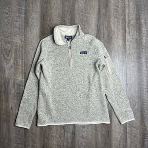 Patagonia Better Sweater 1/4 Zip Pullover Sweatshirt Womens Size Large